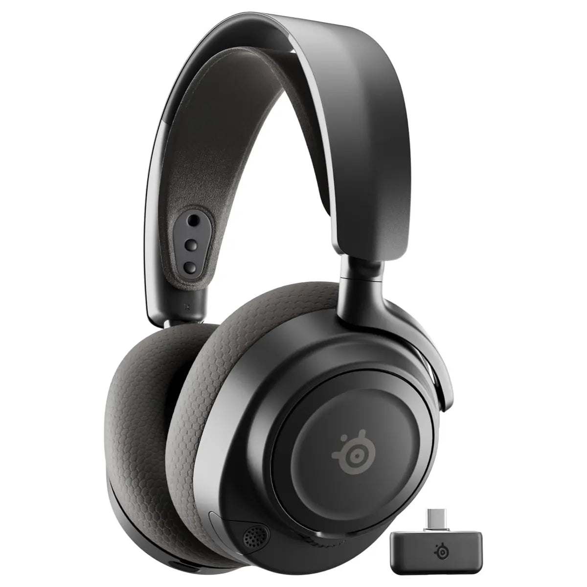 SteelSeries Arctis Nova 7 Wireless Gen 2 Gaming Headset, Real-Time App Control, 50+Hr Battery Life, Neodymium Magnetic Drivers, Simultaneous 2.4GHz and Bluetooth, PC PS5 PS4 Switch 1/2 Mobile, Black 61730