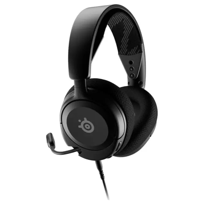 SteelSeries Arctis Nova 1 Gaming Headphones, Wired, Sealed Type, 40mm Audio Driver, Spatial Audio, AI Noise Canceling Bi-Directional Microphone, Black 61606