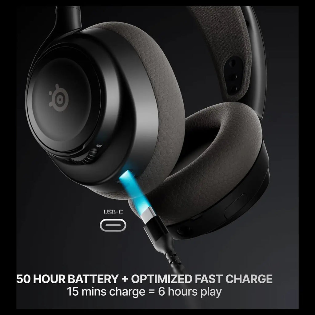 SteelSeries Arctis Nova 7P Wireless Gen 2 Gaming Headset, 50H+ Battery, Neodymium Magnetic Drivers, 2.4GHz and Bluetooth, PS5/PS4/PC/Switch 1/2/Mobile, Black 61744