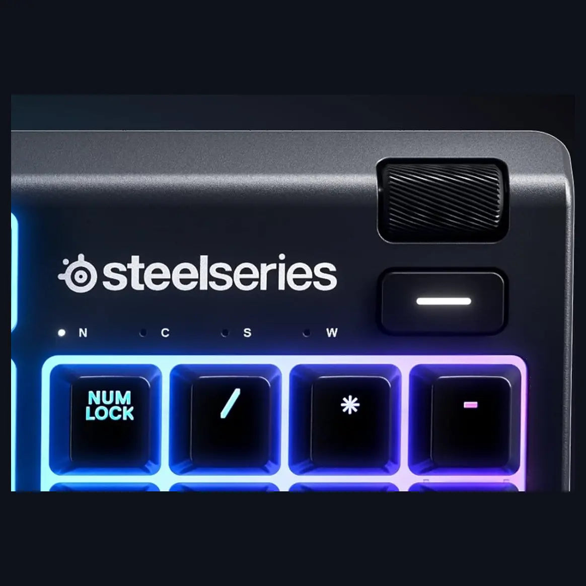 SteelSeries Apex 3 Water Resistant RGB Gaming Keyboard - 64795 - Whisper Quiet Gaming Switch - English US
