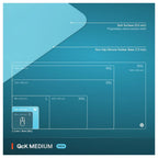 SteelSeries QcK Cloth Gaming Mouse Pad, Exclusive Micro-Woven Surface, Optimized for Optical and Laser Sensors, Maximum Control, Size M, Aqua 63459