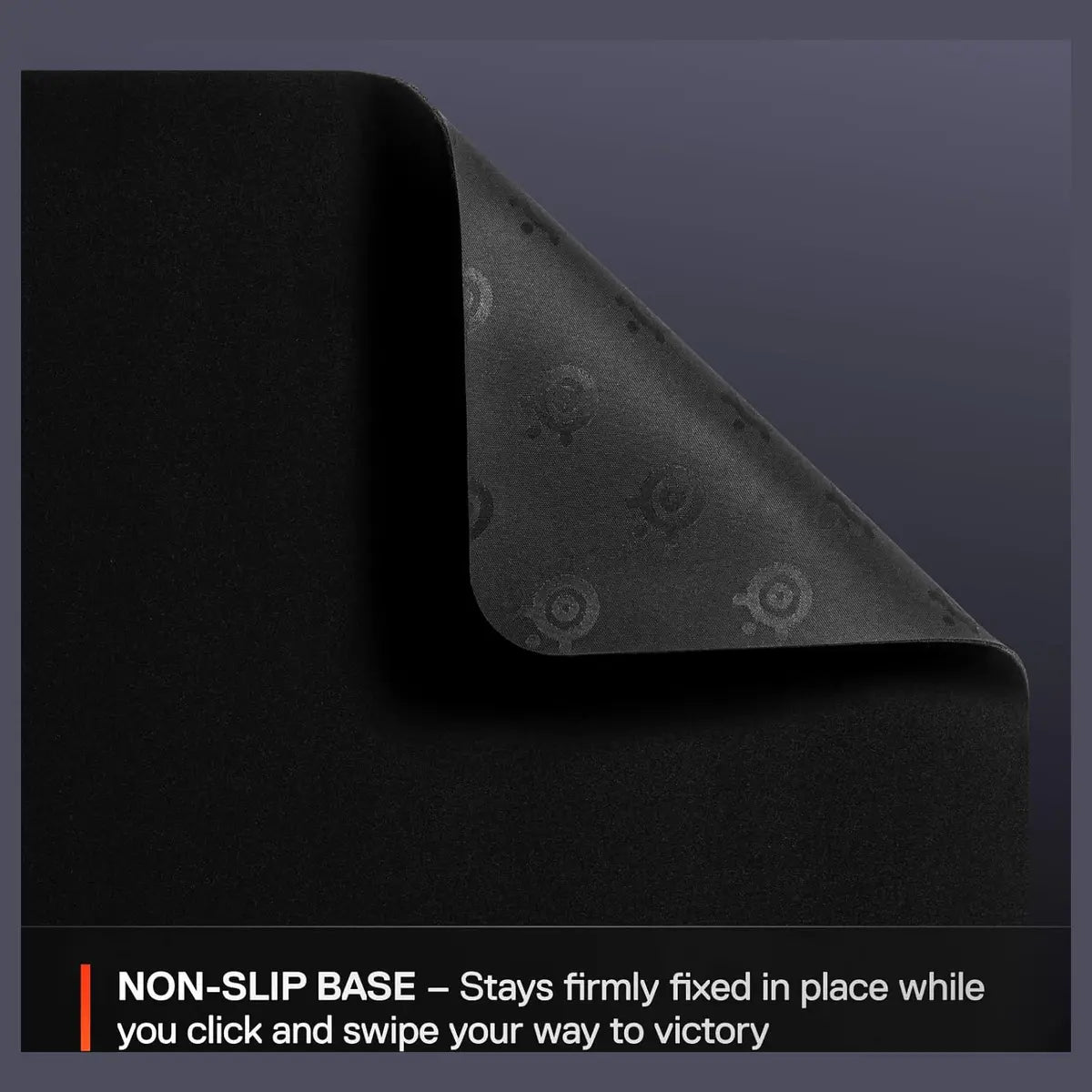 SteelSeries QcK Medium Gaming Mousepad, Micro-Woven Cloth Surface, Non-Slip Rubber Base, Optimized for Optical and Laser Sensors, 320mm x 270mm x 2mm, Black 63004
