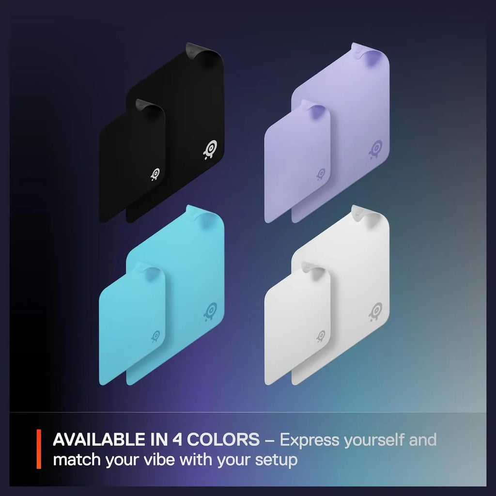 SteelSeries QcK Cloth Gaming Mouse Pad, Exclusive Micro-Woven Surface, Optimized for Gaming Sensors, Maximum Control, Large, Aqua 63462