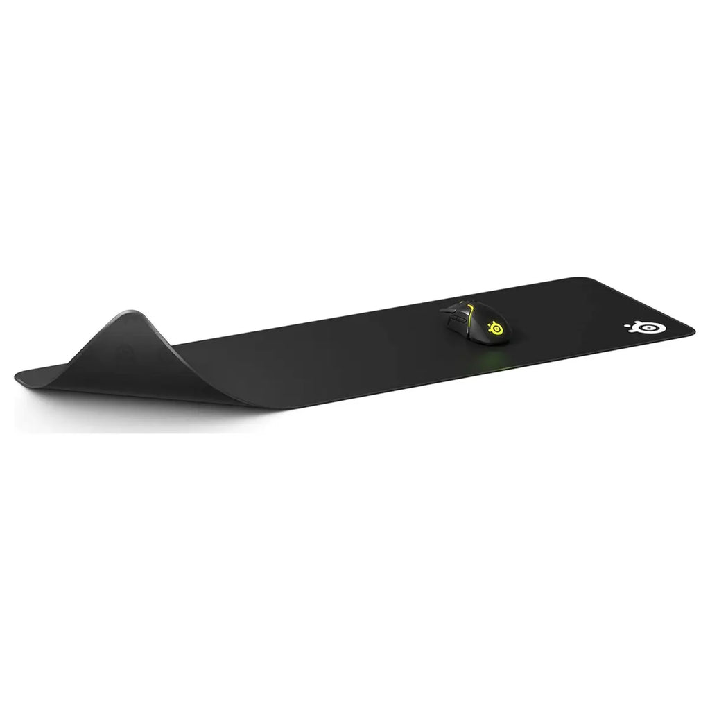 SteelSeries QcK EDGE Gaming Surface, XL Stitched Edge Cloth, Micro Woven Surface, Optimized for Optical and Laser Sensors, 900mm x 300mm x 2mm, Classic Black 63824
