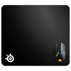 SteelSeries QcK Heavy Large Gaming Mouse Pad, Micro-Woven Cloth Surface, Extra Thick Non-Slip Rubber Base, 450mm x 400mm x 6mm, Black 63008