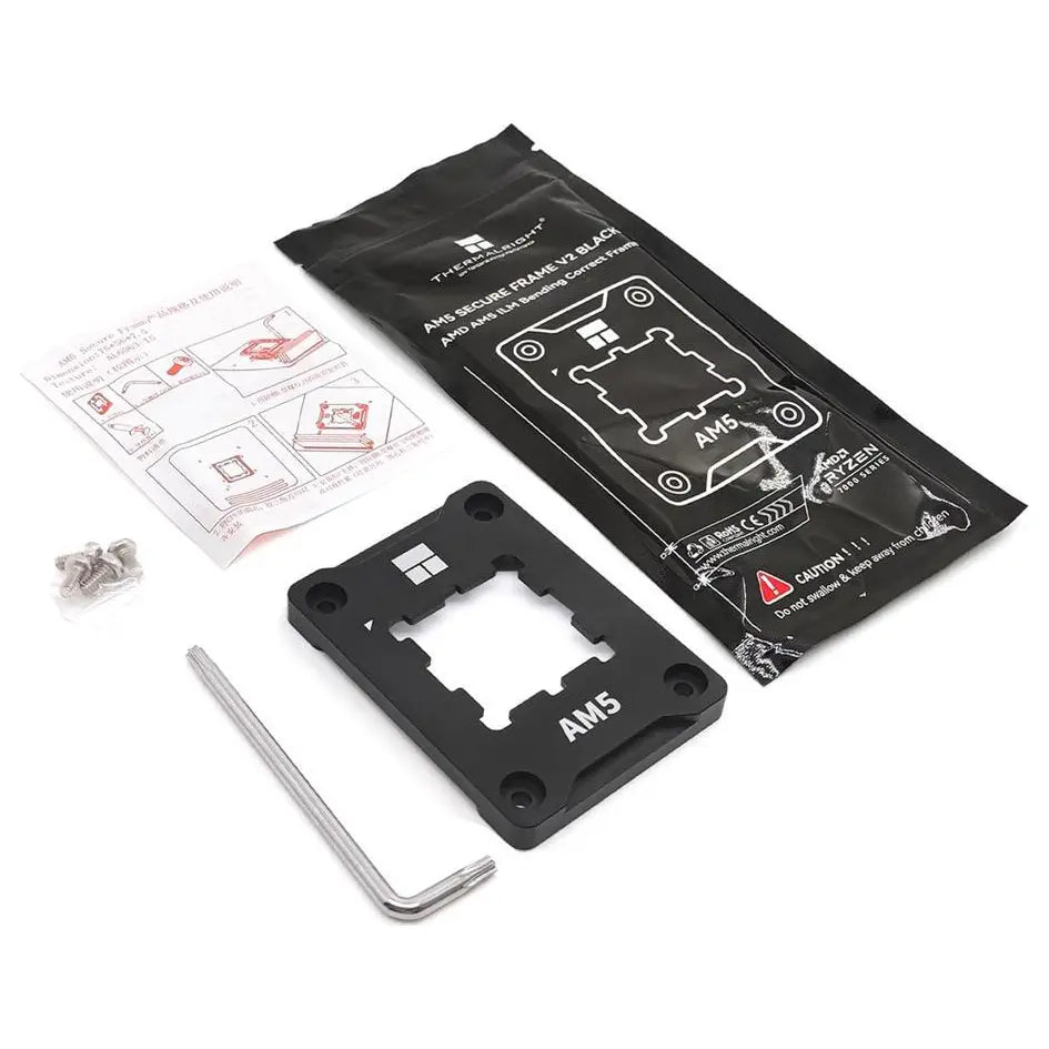Thermalright AM5 CPU Contact Frame V2, Secure Frame Kit Anti-Bending Buckle