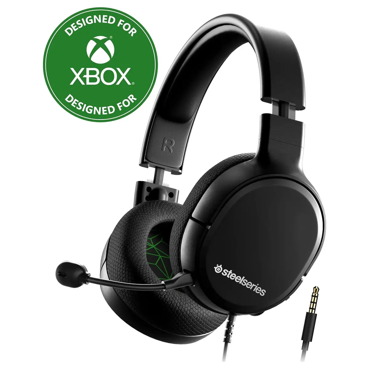 SteelSeries Arctis 1 Wired Gaming Headset, Detachable ClearCast Noise Canceling Microphone, 3.5mm, for Xbox Series X|S, Xbox One, PC, PS5, PS4, Switch, Mobile 61429