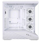Lian Li V100R ATX Mid-Tower PC Case, 4x120mm ARGB PWM Fans, LED RGB Strip, Tempered Glass, 420mm GPU Support, White V100RW