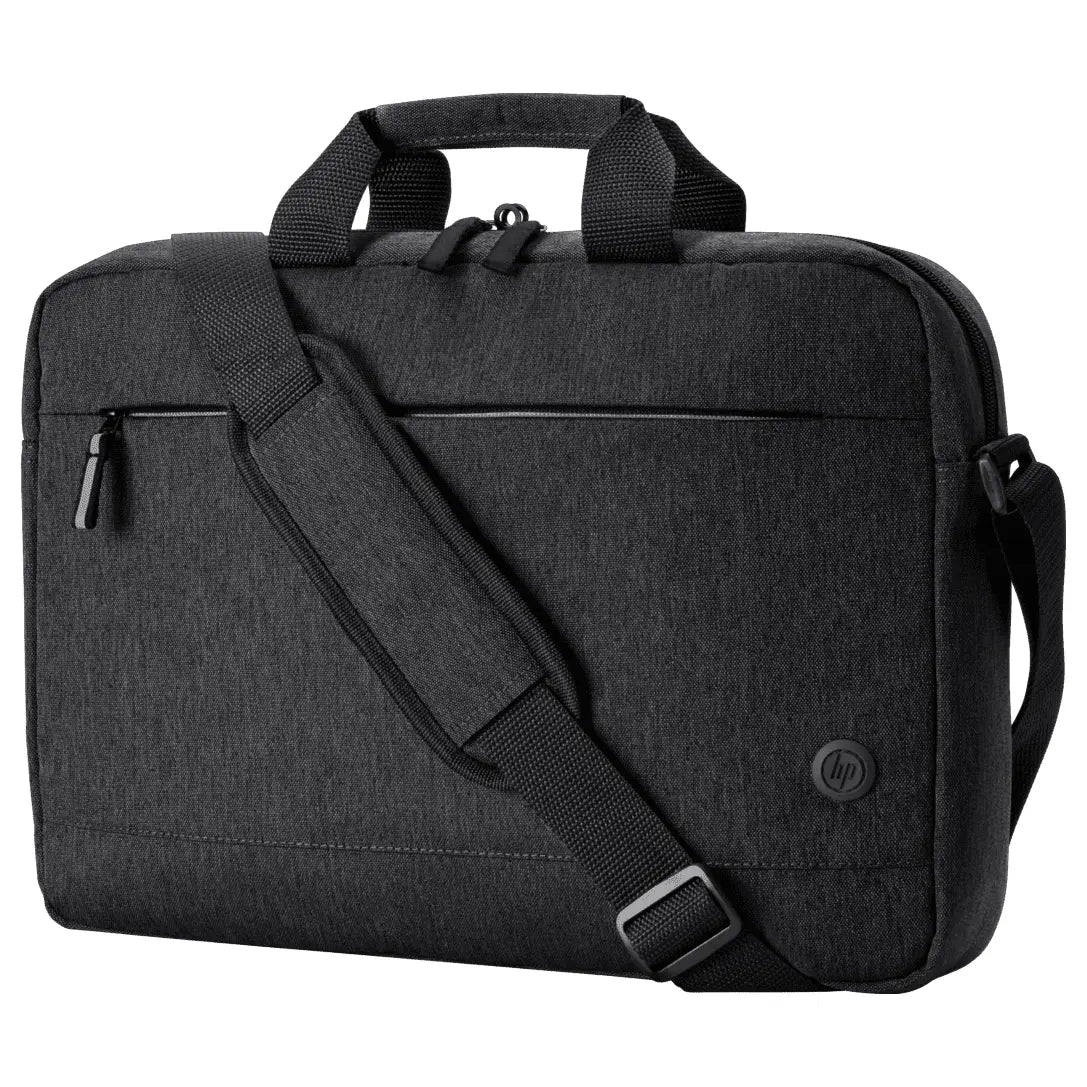 HP Prelude Pro Recycled 15.6-inch Top Load Laptop Bag, 65% Recycled External Fabric, Water-Resistant Coating, Adjustable Padded Shoulder Strap, 15.6" Padded Compartment, 1X645AA