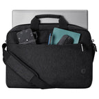 HP Prelude Pro Recycled 15.6-inch Top Load Laptop Bag, 65% Recycled External Fabric, Water-Resistant Coating, Adjustable Padded Shoulder Strap, 15.6" Padded Compartment, 1X645AA
