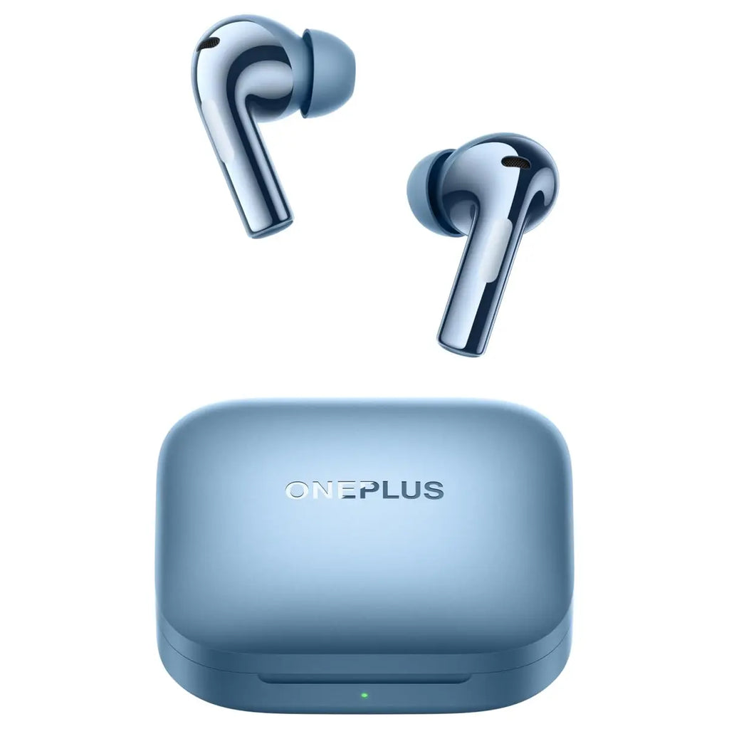 OnePlus Buds 3, In Ear Wireless Earbuds, Dual Dynamic Drivers 10.4mm and 6mm, Adaptive ANC Up To 49dB, Up To 44 Hour Playtime, Bluetooth 5.3, Splendid Blue