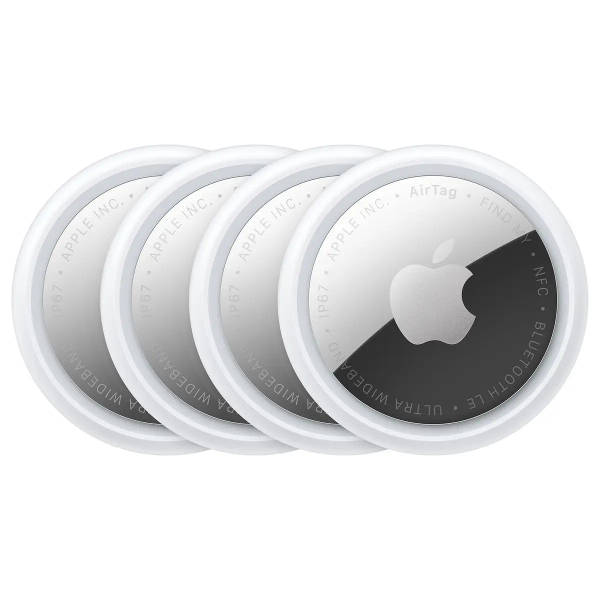 Apple AirTag 2nd Gen 4-Pack, Find My Network, Ultra Wideband Chip, Precision Finding Range, Improved Speaker, Over a Year of Battery Life, MFEA4