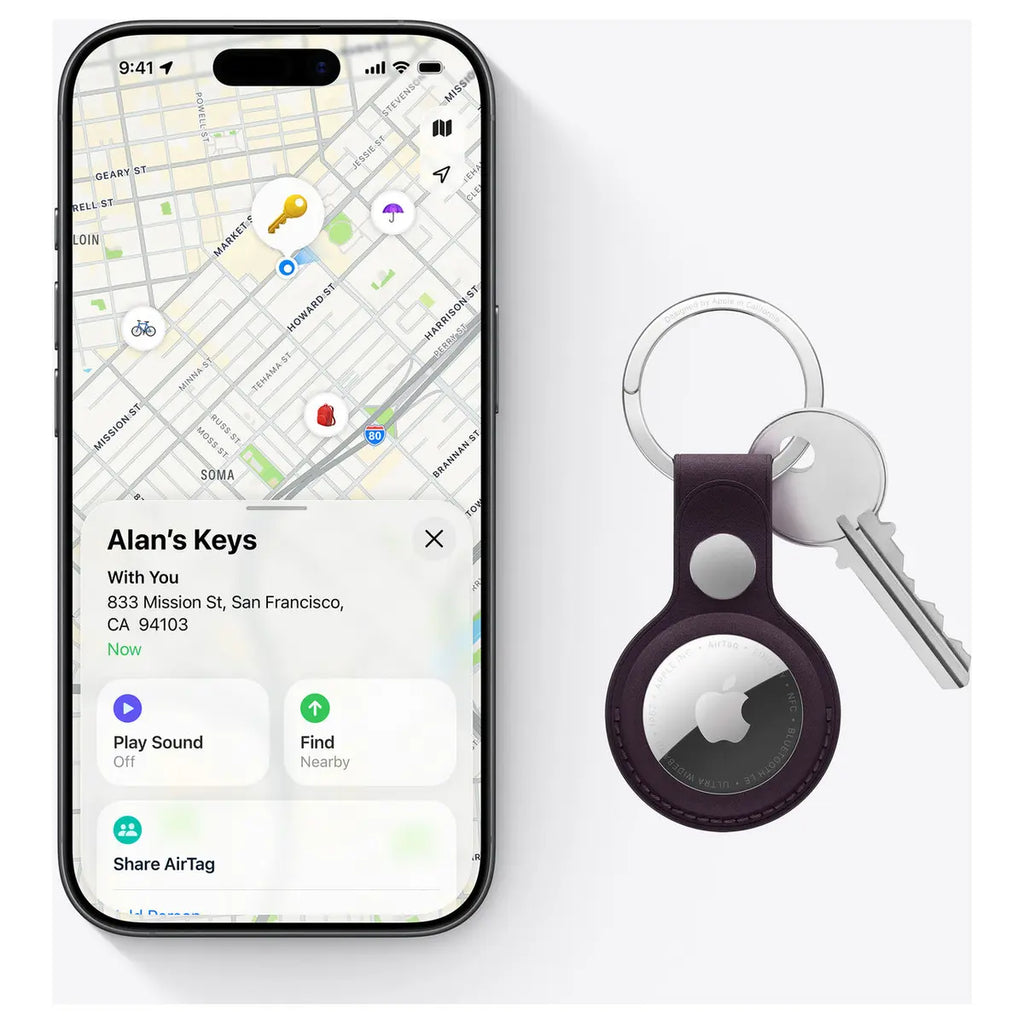 Apple AirTag 2nd Gen 4-Pack, Find My Network, Ultra Wideband Chip, Precision Finding Range, Improved Speaker, Over a Year of Battery Life, MFEA4