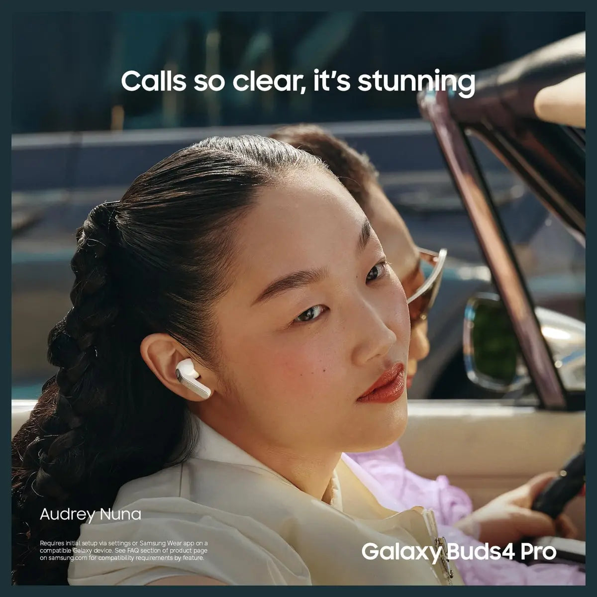 Samsung Galaxy Buds 4 Pro (2026) True Wireless Bluetooth Earbuds, Hi-Res Audio 24-Bit, 2-Way Speaker, ANC 2.0, Live Translation, IP57, Black