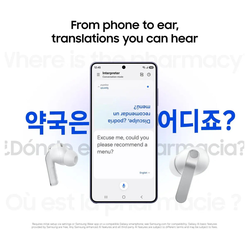 Samsung Galaxy Buds 4 Pro (2026) True Wireless Bluetooth Earbuds, Hi-Res Audio 24-Bit, 2-Way Speaker, ANC 2.0, Live Translation, IP57, Black