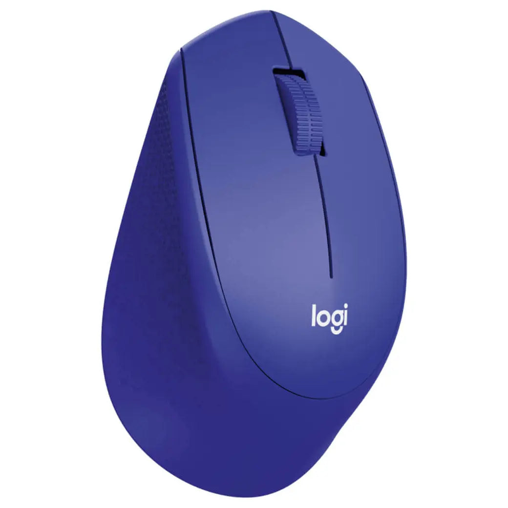 Logitech M331 Silent Wireless Mouse, SilentTouch Technology, 1000 DPI, 3 Buttons, Blue