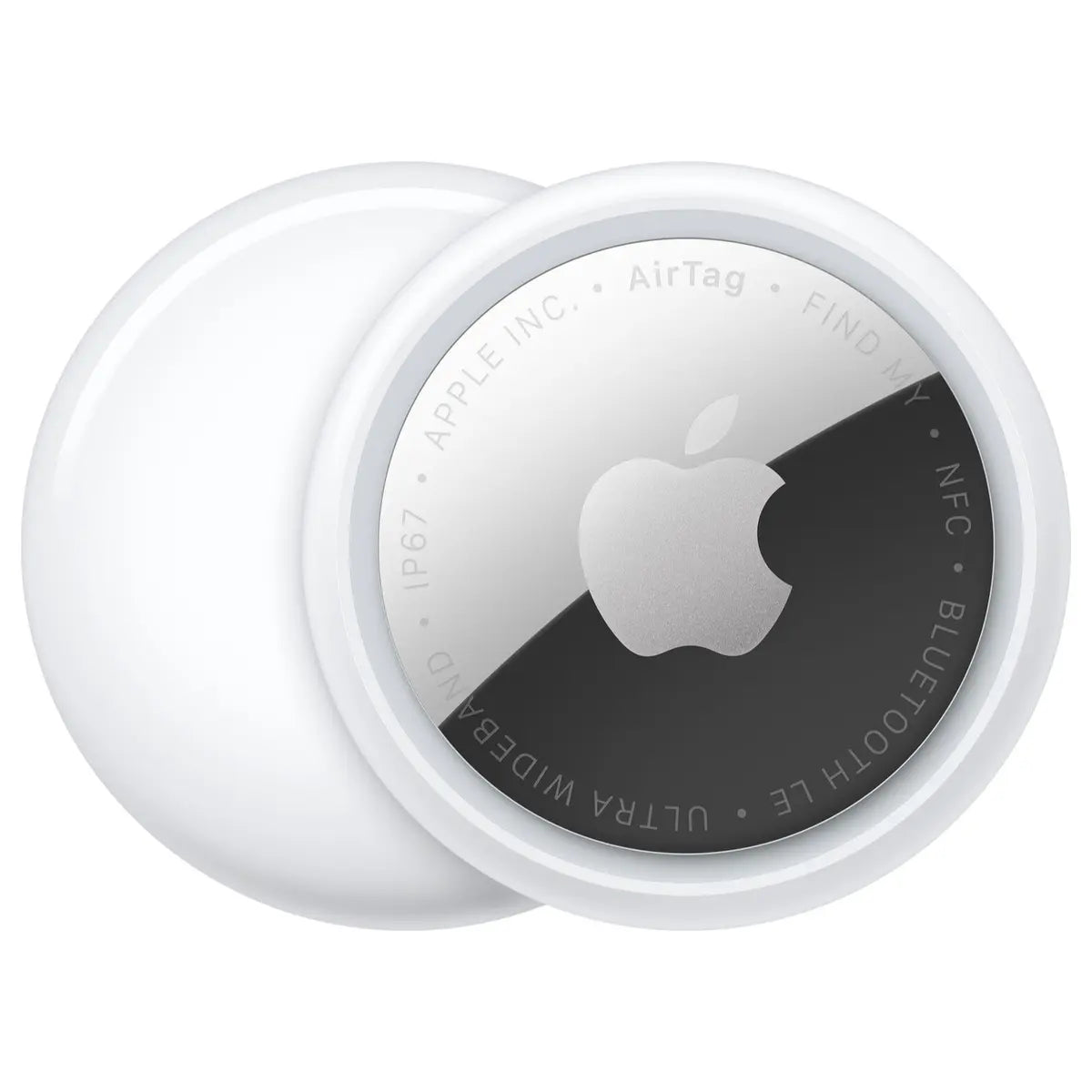 Apple AirTag 2nd Gen, Single, Ultra Wideband Chip, Improved Precision Finding Range, Find My Network, Works with Find My App, MFE94