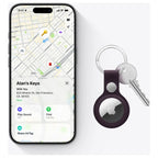 Apple AirTag 2nd Gen, Single, Ultra Wideband Chip, Improved Precision Finding Range, Find My Network, Works with Find My App, MFE94