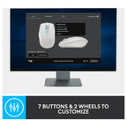 Logitech MX Anywhere 2S Bluetooth Edition Compact Wireless Mouse, Bluetooth Only, Darkfield Tracking Up To 4000 DPI, Hyper-Fast Scrolling, Rechargeable, Logitech Flow Up To 3 Computers, Graphite