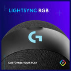 Logitech G Yeti Orb Condenser RGB Gaming Microphone with LIGHTSYNC, USB Plug and Play, Cardioid, for PC and Mac, Black, 988-000551