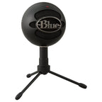 Logitech Blue Snowball Ice USB Microphone, 40-18kHz Frequency Response, Cardioid Polar Pattern, USB Cable, for Recording Streaming and Podcasting, Black, 988-000172