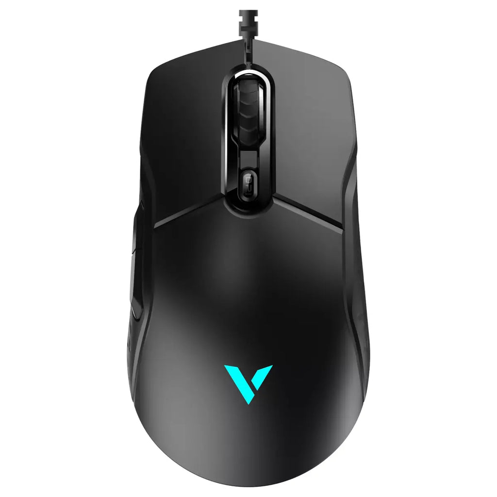 Rapoo VT200 IR Gaming Optical Mouse, Ergonomic Design, Adjustable 200-12.400 DPI, 8 Programmable Buttons, 220 Inch/s Tracking Speed, Up To 30G Acceleration, 1000Hz USB Polling Rate, Onboard Memory