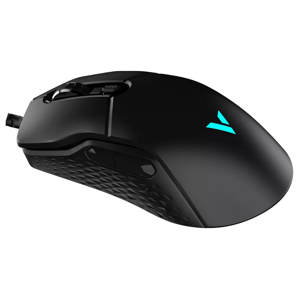 Rapoo VT200 IR Gaming Optical Mouse, Ergonomic Design, Adjustable 200-12.400 DPI, 8 Programmable Buttons, 220 Inch/s Tracking Speed, Up To 30G Acceleration, 1000Hz USB Polling Rate, Onboard Memory