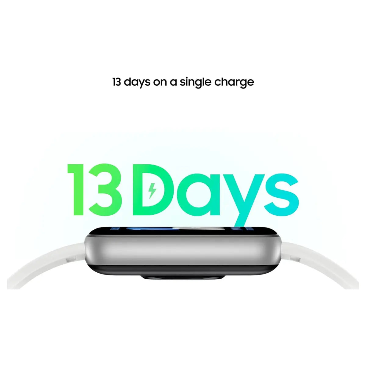 Samsung Galaxy Fit3 Smart Watch, 1.6" AMOLED Display, Up To 13 Days Battery, 100 Plus Workouts, Sleep and Blood Oxygen Monitoring, Silver