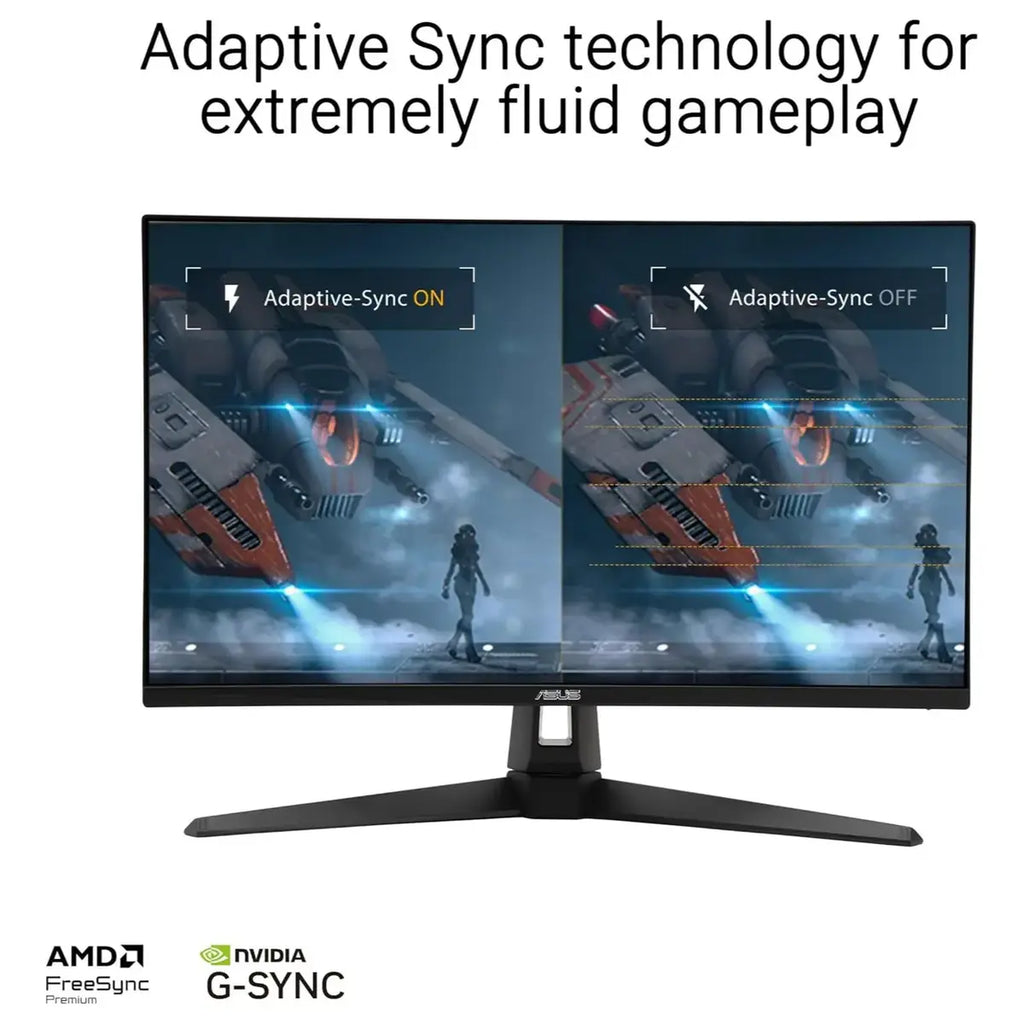 Asus Tuf Gaming VG27UQ1A Gaming Monitor, 27 Inch 4K 3840x2160, HDR, 160Hz, ELMB Sync, Fast IPS, 1ms Response Time, 95% DCI-P3, AMD FreeSync Premium, NVIDIA G-Sync Compatible