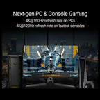 Asus Tuf Gaming VG27UQ1A Gaming Monitor, 27 Inch 4K 3840x2160, HDR, 160Hz, ELMB Sync, Fast IPS, 1ms Response Time, 95% DCI-P3, AMD FreeSync Premium, NVIDIA G-Sync Compatible
