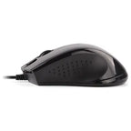 A4Tech N-500FS Wired Silent Mouse, 1200 DPI, 4-Way Wheel, 2X-Button, Glossy Grey