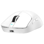 Bloody R77 Ultra Dock Dual Mode Wireless Gaming Mouse, Alpha Sensor 20000 CPI, 350 IPS, 40 G, 300mAh 75H, 64g, White