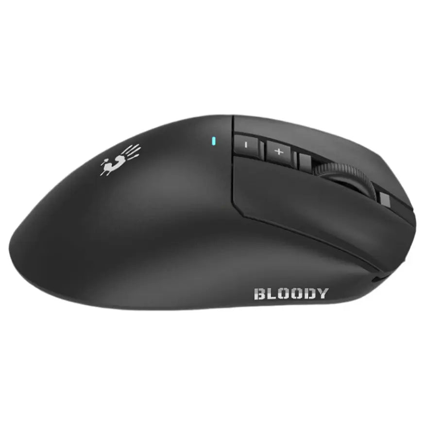 Bloody R73 Pro Dual Mode Wireless Gaming Mouse, PAW3395 Pro Sensor, 26000 CPI, 1000Hz, 1ms Wireless Transmission, 80 Hours Play Time, Black