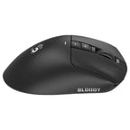 Bloody R73 Pro Dual Mode Wireless Gaming Mouse, PAW3395 Pro Sensor, 26000 CPI, 1000Hz, 1ms Wireless Transmission, 80 Hours Play Time, Black
