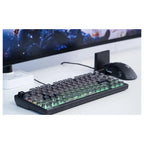 Bloody MS76 Hall Effect Magnetic Gaming Keyboard, Rapid Trigger, True Analog Input, Adjustable Actuation 0.1mm-3.5mm, 82 Key RGB, Wired, Stellar Black