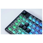 Bloody MS76 Hall Effect Magnetic Gaming Keyboard, Rapid Trigger, True Analog Input, Adjustable Actuation 0.1mm-3.5mm, 82 Key RGB, Wired, Stellar Black