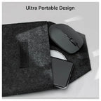 Rapoo M300 Silent Wireless Mouse, Bluetooth 5.0 and 2.4GHz With USB Receiver, 2400 Adjustable DPI Optical Tracking, Up To 9 Months Battery Life, Black