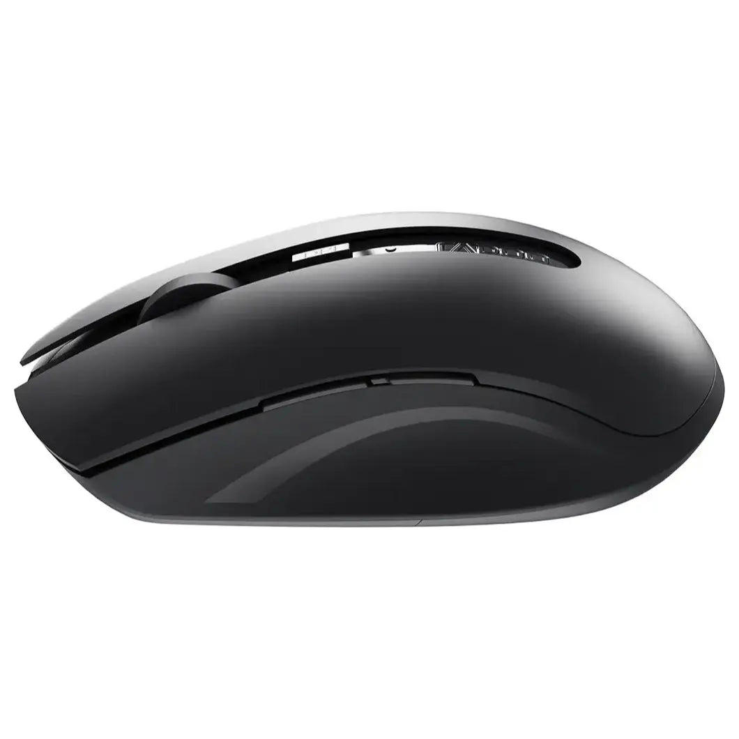 Rapoo M350 Silent Multi-Mode Wireless Mouse, BT5.0 Plus 2.4GHz, Switch Between 2 Devices, 90% Silent Mouse Clicks, Ergonomic Design, Dark Grey