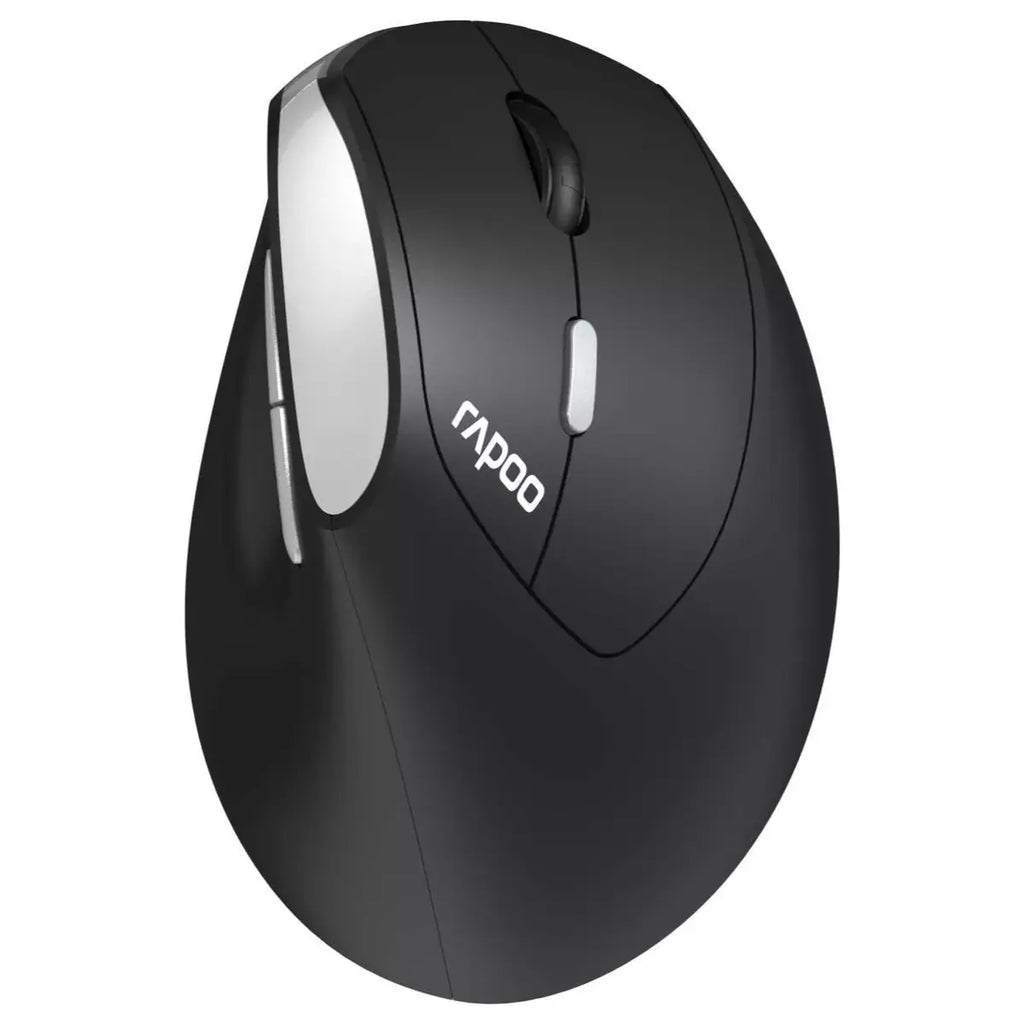 Rapoo EV250 Silent Wireless Ergonomic Mouse, 2.4GHz, Adjustable 1600 DPI, Up To 9 Months Battery Life
