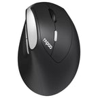 Rapoo EV250 Silent Wireless Ergonomic Mouse, 2.4GHz, Adjustable 1600 DPI, Up To 9 Months Battery Life