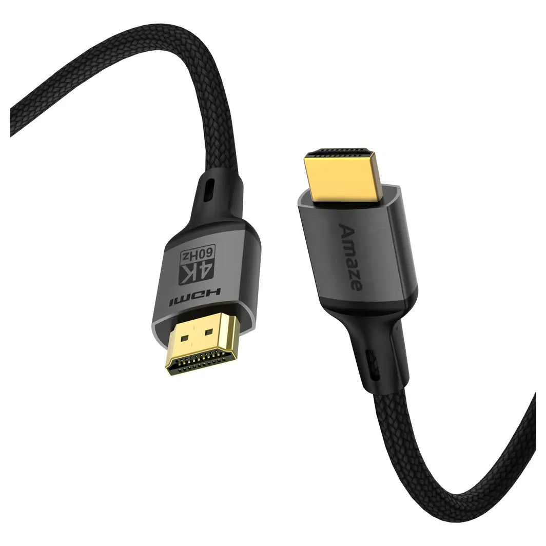 Amaze Pure Copper Premium Quality HDMI Cable, HDMI 2.0 3M, 4K Ultra HD 60Hz, 18Gbps, HDR Support, 3D Compatible, ARC Audio Return Channel, Model A85