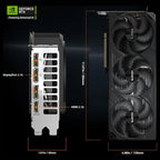 GIGABYTE GeForce RTX 5080 WINDFORCE OC SFF 16G Graphics Card, 16GB 256-Bit GDDR7, PCIe 5.0, NVIDIA Blackwell Architecture and DLSS 4, NVIDIA SFF Ready, GV-N5080WF3OC-16GD