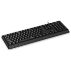 Rapoo NK1900 Wired USB Keyboard, Spill Resistant, UV Coated Keys, One Touch Multimedia Keys, Black