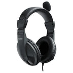 Rapoo H150S USB Stereo Headset, USB Audio Interface, 40mm Sound Unit, 360 Degree Adjustable Unidirectional Noise Reduction Microphone, Black