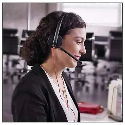 Poly Blackwire C3210 USB-C Monaural Headset, Corded UC, USB, USB-C And 3.5mm, Wideband Audio With Noise-Cancelling, Inline Controls, Certified For Skype For Business, Optimized For Microsoft Lync