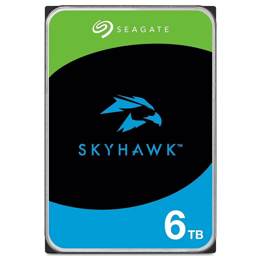 Seagate SkyHawk 6TB Surveillance Internal Hard Drive HDD, 3.5 Inch, SATA 6Gb/s, 256MB Cache, 7200RPM, ST6000VX009