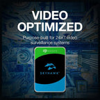 Seagate SkyHawk 6TB Surveillance Internal Hard Drive HDD, 3.5 Inch, SATA 6Gb/s, 256MB Cache, 7200RPM, ST6000VX009