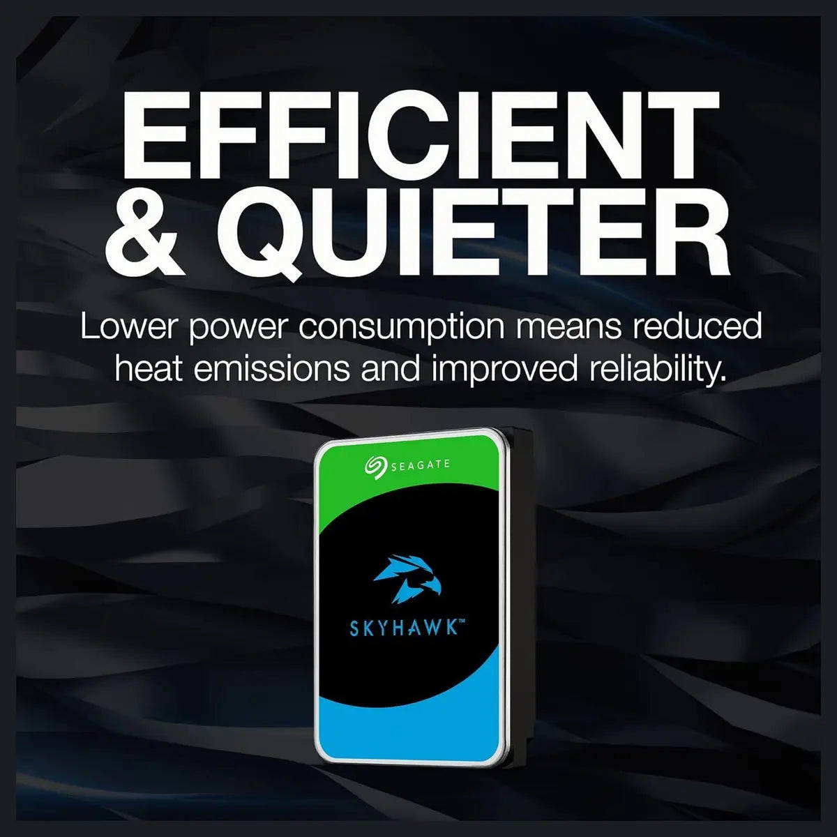 Seagate SkyHawk 6TB Surveillance Internal Hard Drive HDD, 3.5 Inch, SATA 6Gb/s, 256MB Cache, 7200RPM, ST6000VX009