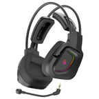 Bloody MR575 RGB Gaming Wireless Headset, 2.4GHz Wireless and Bluetooth V5.2 and 3.5mm Wired Audio, 7.1 Virtual Surround Sound, 50mm M.O.C.I. Hybrid Diaphragm