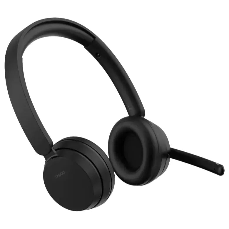 Rapoo H200 Wireless Stereo Headset, Bluetooth 5.3 and 2.4GHz Wireless, 40mm Drivers, Noise Canceling Mic, 15 Hours Battery
